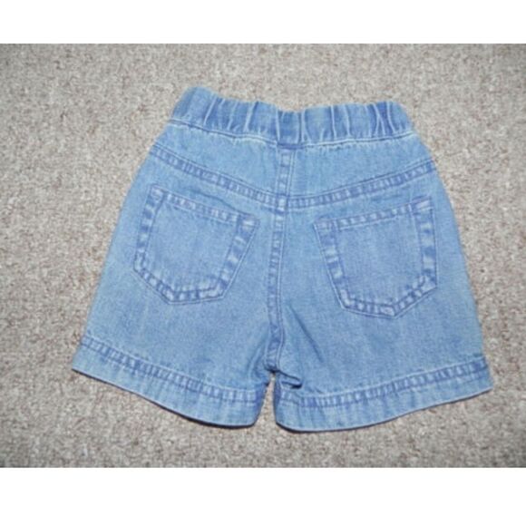 Baby B'Gosh Jean Shorts 6 Months Elastic Waist - Picture 2 of 2